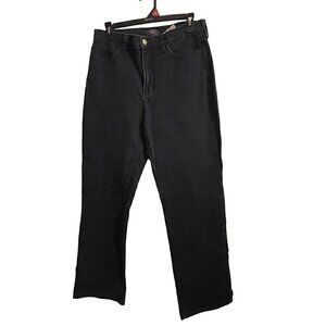NYJD Women's Lift Tuck Technology Dark Wash Bootcut Pocket Detail Size 12